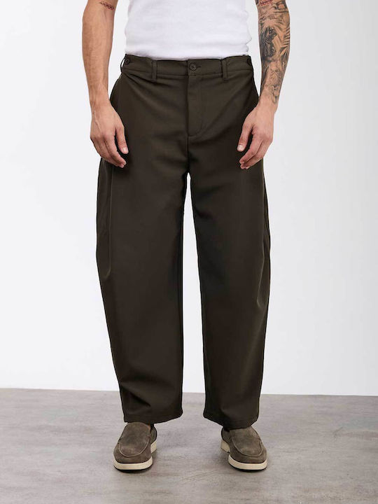 Men’s Loose Fit Khaki Trousers