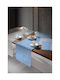 Saint Clair 3042 Blue Plastic Placemats 45x33cm 4 Pieces