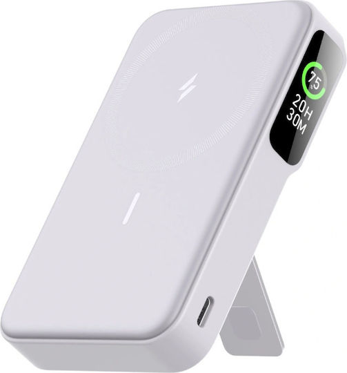 Anker MagGo A1654 MagSafe Qi2 Power Bank 10000 mAh 27 W mit USB-C-Anschluss Power Delivery Weiß