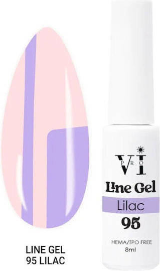 Beauty VI Гел за нокти Lilac 8 мл