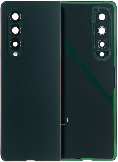 Back Cover Glass Camera Lens Samsung Galaxy Z Fold 3 5g Premium Phantom Black