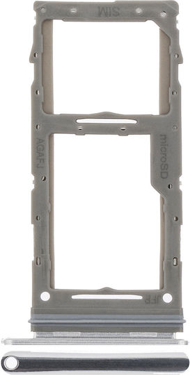 Единична поставка за SIM карта Samsung Galaxy A71 5G A716 2020 Prism Cube Сребриста