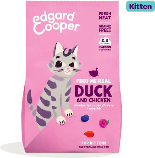 Fresh Dry Cat Food Grain-Free For Neutered Cats With Duck / Chicken / Meat 0.325kg