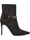 Suede Women's Ankle Boots Black