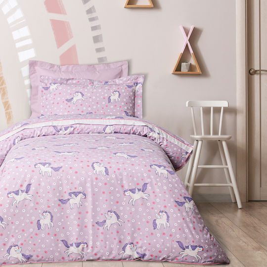Das Home Kids Single Duvet 4988 Lilac 160x240cm