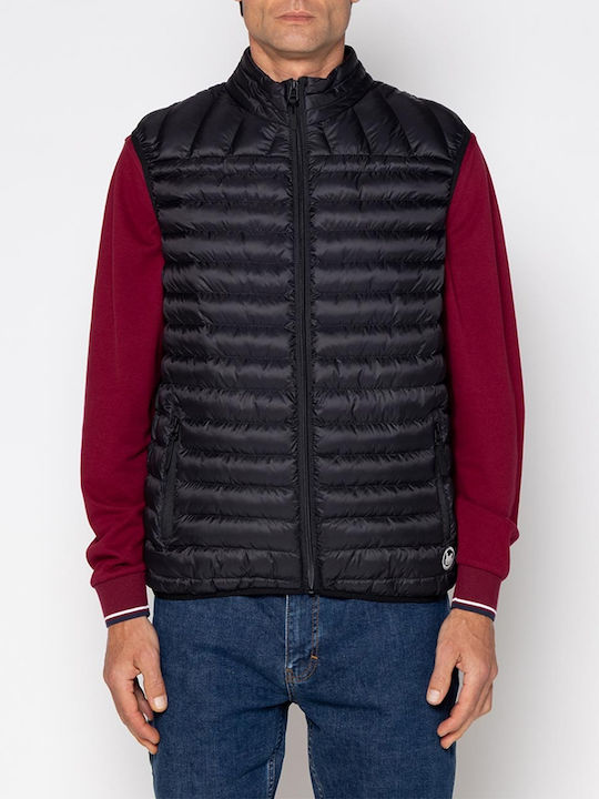 The Bostonians Sleeveless Puffer Jacket Black