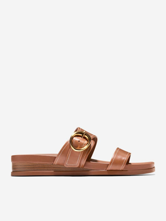 Oaklynn Leather Women's Brown Sandals