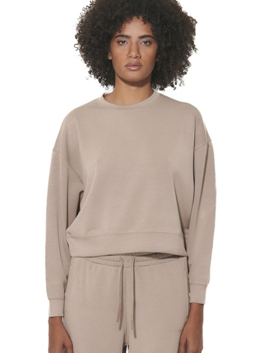 Body Action Damen-Sweatshirt Ecru