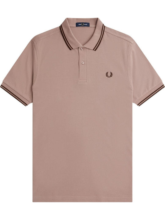 Fred Perry Twin Polo Μπλούζα Κοντομάνικη Twin T...