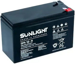 SunLight SPA 12-9 F1 UPS Battery with Capacity ...