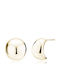 Lysea Women's Minimal 925 Silver Gold Earrings
