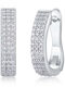 Lysea Women's Aureline Earrings 925 Silver Silver Moissanite