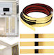Decorative Gold Pvc Trim 14mm Gold 10 Meters 1.4cm Gloss
