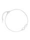 Lysea Women's Chain Bracelet for Couples with Infinity Design in 14K Gold with Zircon