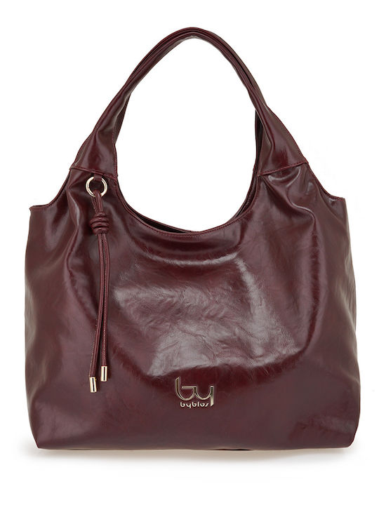 Byblos Women's Hobo Bag Burgundy