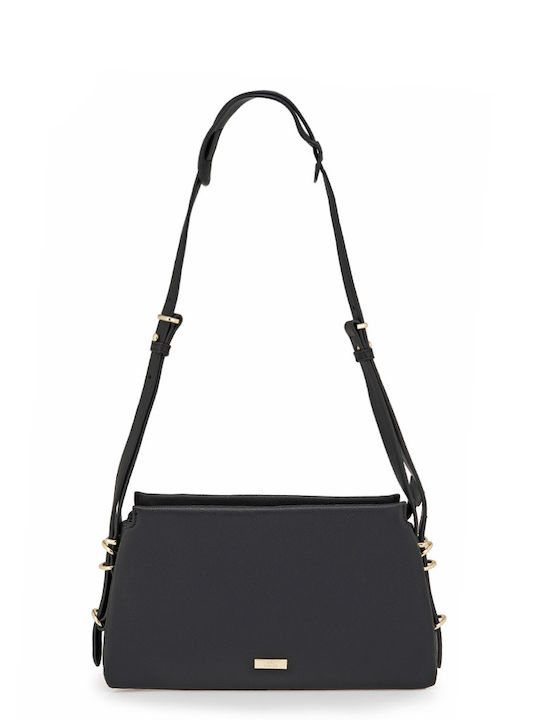 Veta Schwarze Damen-Schultertasche