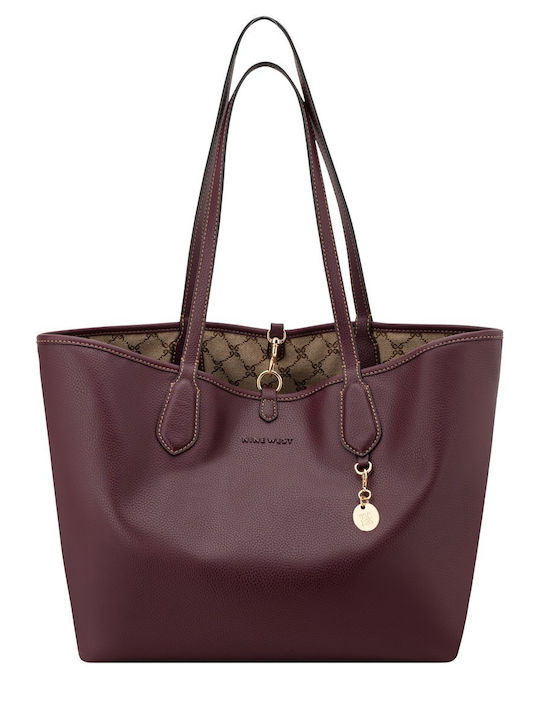 Emerick Women's Burgundy Tote Bag