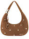 Daciana Fabric Women's Shoulder / Handbag Tabac Brown