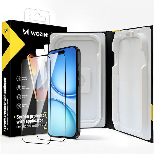 Wozinsky Easyfit Clear Glass Закалено стъкло за iPhone 18 Pro 17 Pro 2 Бройки 5907769395819