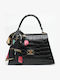 Leather Women's Satchel Bag Black