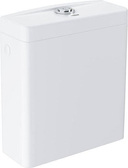 Grohe Wall-Mounted Rectangular Plastic Low-Pressure Toilet Cistern White