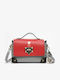 Red Leather Women's Shoulder Bag