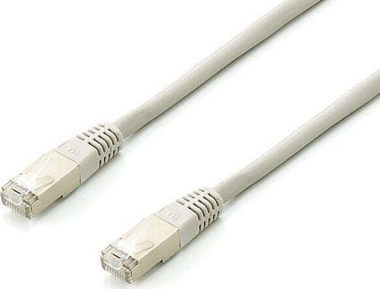Equip S/FTP Cat.6a (Gigabit) Καλώδιο Δικτύου Ethernet 0.5m Γκρι 10τμχ