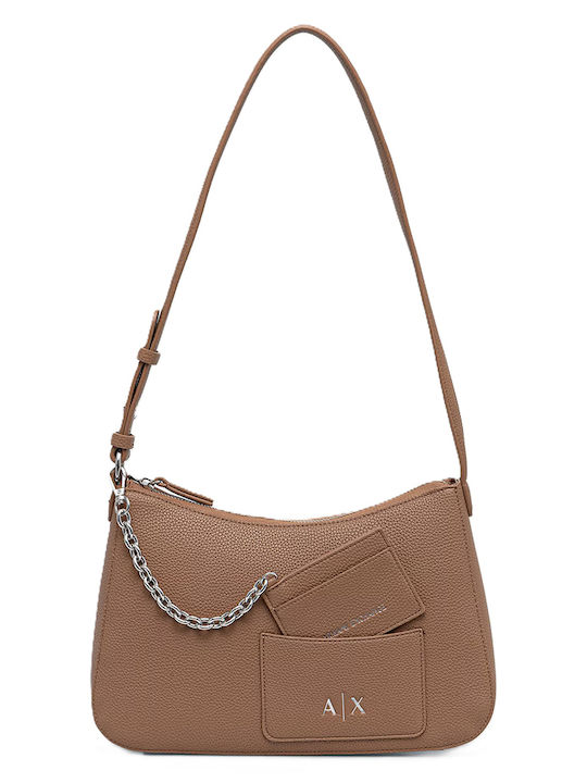 Fabric Women's Shoulder Bag Beige