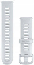 Curea de schimb Garmin de 20 mm din silicon, Stone White Curea de schimb Garmin de 20 mm din silicon, Stone White