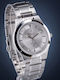 Men's Watch 41mm Battery with Silver Metal Bracelet