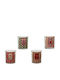 Hpe Scented Christmas Candle 8.4 × 10.2 Cm 170 G