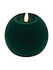 Weihnachts-LED-Kerze 013.840032 10x7,8 cm Grün