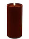 Lumânare LED de Crăciun 013.839973 7,5x15 cm Maro Închis