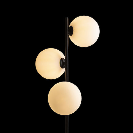 Rendl Light Studio Etheria Floor Lamp with G9 Lamp Holder Black