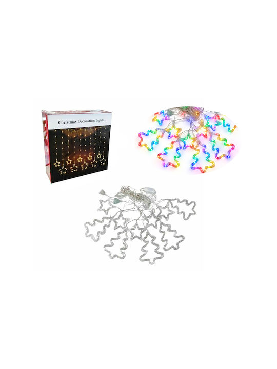 10 Λαμπάκια LED RGB τύπου Κουρτίνα