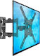 North Bayou Nb P4 TV-Wandhalterung mit Arm bis 55" Silber