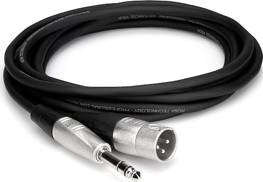 Hosa Мъжки XLR кабел – сребрист, 3,05 м