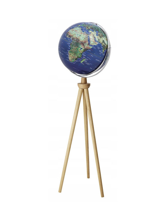 Troika English Globe with a Diameter of 43 cm Blue