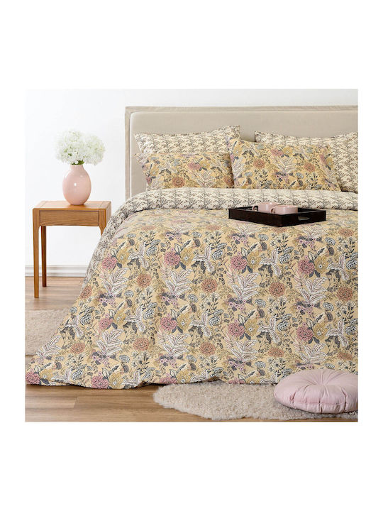 Melinen Super Double Quilt with Hollowfiber Fil...