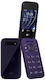 2660 Flip Dual-SIM-Tastenhandy (Englisch) Lila