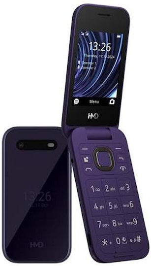 2660 Flip Dual-SIM-Tastenhandy (Englisch) Lila