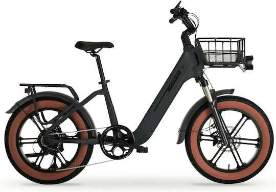 Kryos 20" Сив Градски Електрически Велосипед