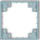 Karlik 2-Position Switch Frame in Blue 48MRP-1