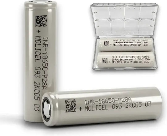 Molicel Wiederaufladbare Batterie 18650 Li-Ion 2800mAh 1 Stück