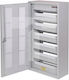 Karwasz Wall-Mounted Electrical Distribution Board, 6 Rows, 25 Modules W550xH1050xD250mm