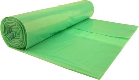 Reinforced Trash Bags 160 L Capacity 10 Pieces Green