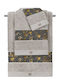 Guy Laroche Harmony 3-Piece Bath Towel Set Toffee-Silver
