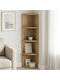 Corner Bookcase Artisan Oak 41.5x41.5x143 cm