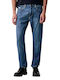 Herren Jeanshose Elastisch Slim Fit Blau