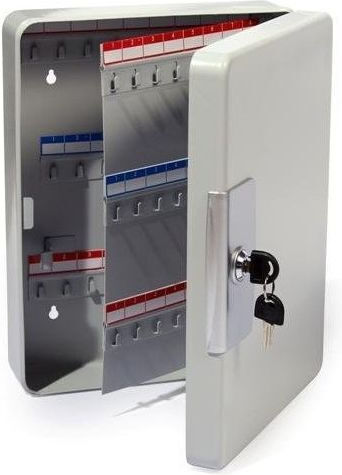 Argo Metal Wall Key Cabinet 100 Hooks 30x23x7.8cm